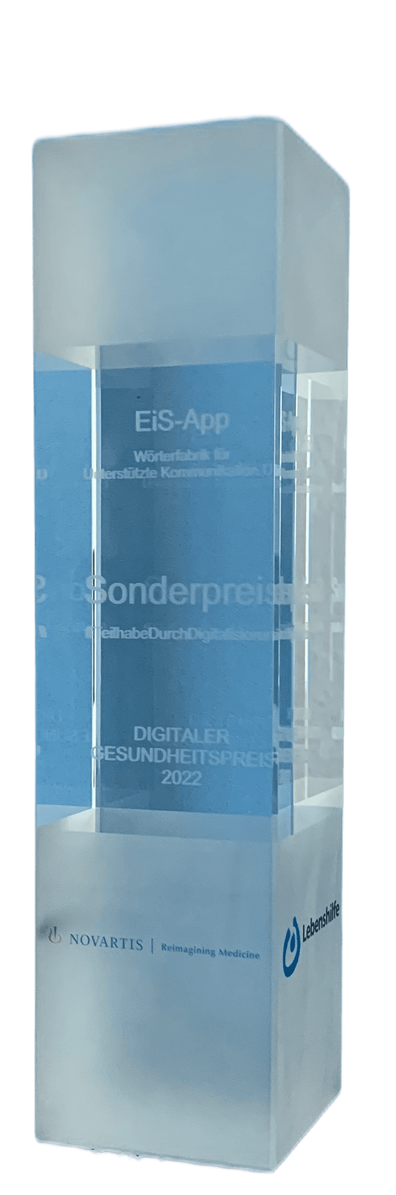 Digitaler Gesundheitspreis 2022 - Sonderpreis #TeilhabeDurchDigitalisierung_EiS-App